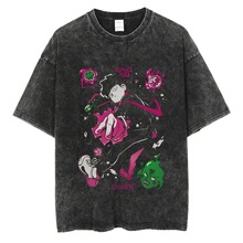 Mob Psycho 100 Washed T-shirt Oversized hot product high qua
