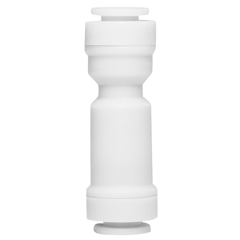 Válvula de retención de 2 minutos sin tarjeta doméstica de paso recto RO purificador de agua válvula de retención purificador de agua accesorios de interruptor de válvula de purificador de agua