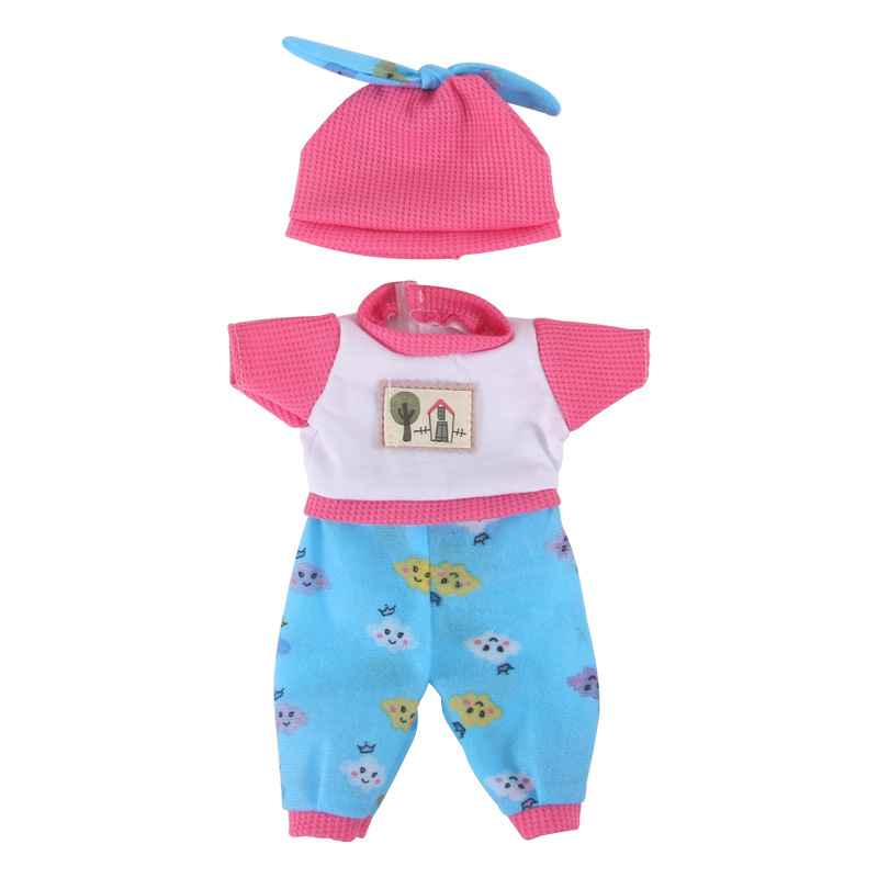 Fábrica directa moda 36cm vinilo simulación muñeca ropa 14 pulgadas niños y niñas ropa transfronteriza exclusiva