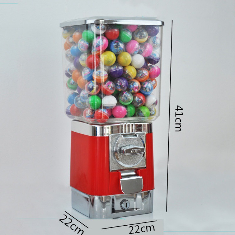 Máquina de torsión de huevos comerciales Máquina de bolas de resorte Máquina de moneda Máquina de huevos Máquina de venta de dulces