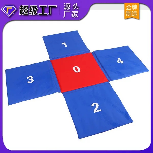 Children's Physical Fitness Soft Digital Jumping Mat Sports Hall Sensory Combination Yoga Mat Thick Crawling Mat Cross Jumping Mat