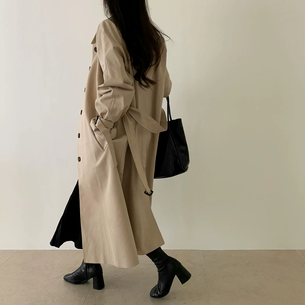 Trench coat, осенний пиджак для отдыха, стиль высшего качества, британский стиль, для подростков