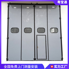 定制折叠门推拉门重型平开门机库门厂房仓库大型厂房电动工业折叠
