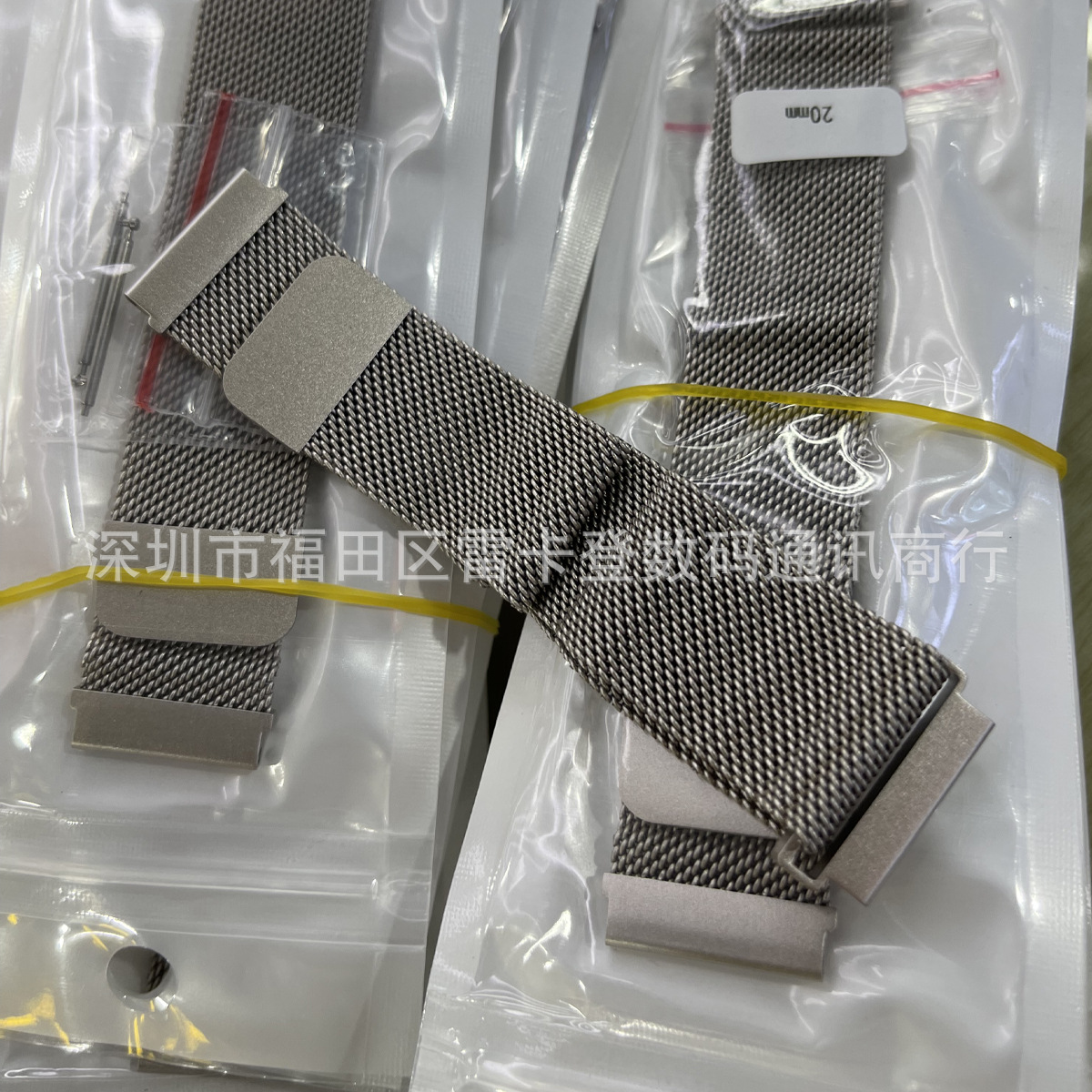 Aplicable al reloj Samsung S3S2 AMAZFIT Huami Huawei Milan Nice Correa deportiva magnética de acero inoxidable