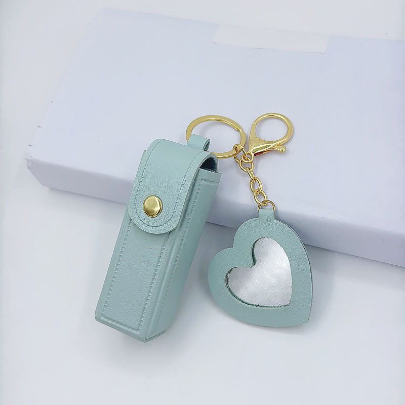 Bolsa de lápiz labial portátil llavero bolso de maquillaje portátil bolso de regalo bolso de cambio bolso de almacenamiento mini lápiz labial colgante