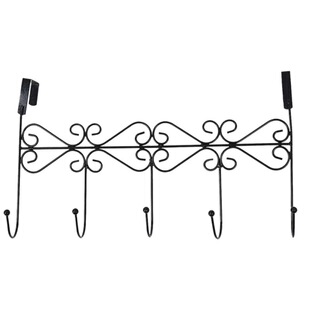 Cross-border Amazon Coat Hook Door and Window Wrought Iron Hook Bathroom Nail-free Metal Clothes Hook S-shaped Door Rear Hook