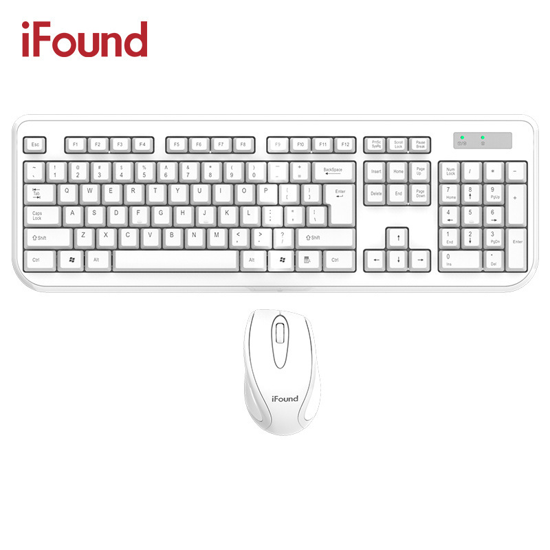 The new W8206 wireless 2.4G keyboard mouse suit USB keyboard mouse computer accessories office home The new W8206 wireless 2.4G keyboard mouse suit USB keyboard mouse computer accessories office home