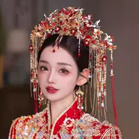 Свадебная одежда Ming Han свадебная одежда свадебный головной убор Fengguan новый китайский свадебный аксессуар для волос