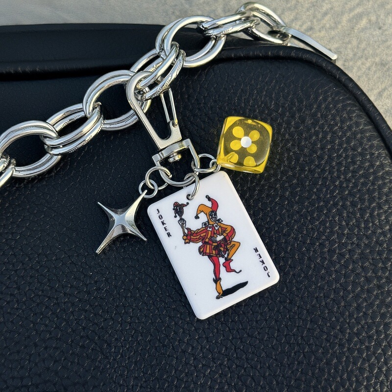 手作りオリジナルポーカーガンバーマンマルチエレメントバッグペンダントキーホルダーオリジナルウエストペンダント越境電子商取引|undefined