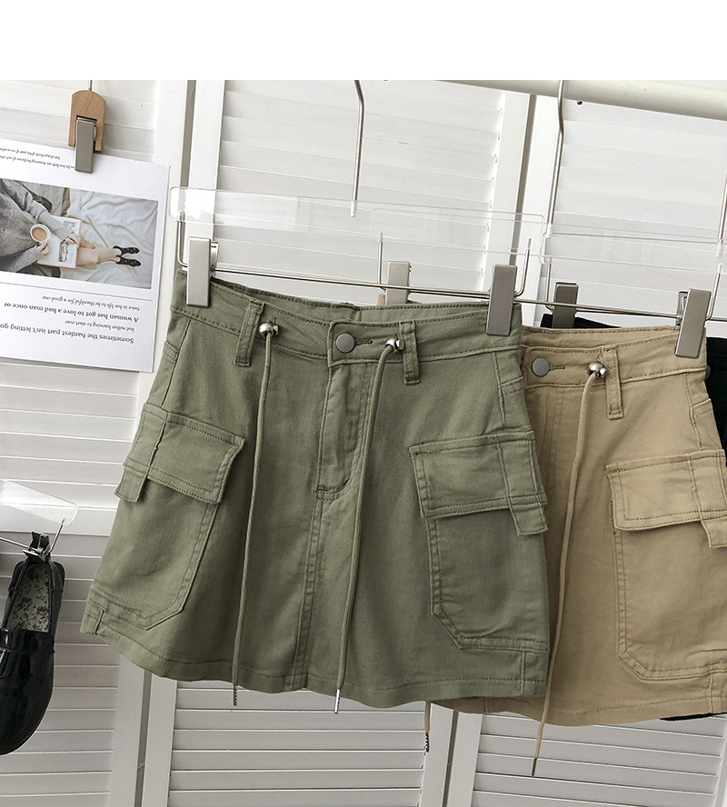 236g Weight Above Knee Dress Length Type Hip Skirt Dresses Type Denim Fabric Type Mid Waist Waist Line Micro-Elastic Elasticity Holiday, Daily Occasion Regular Fit Fit Type Printing Pattern Summer, Spring Season Women's Gender Streetwear Style Slim High Waist Denim Skirt Women's Summer Retro Slim Short Skirt 12