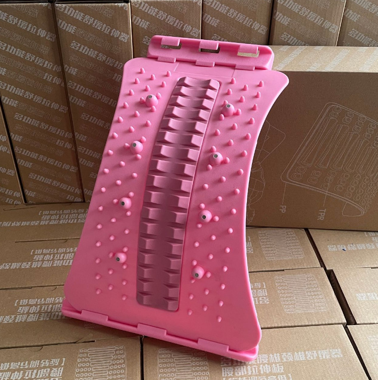 腰椎緩和器、ストレッチ器具、固定器、腰椎椎間板ヘルニア、背中マッサージ器、腰椎矯正器、クッション、脊椎|undefined