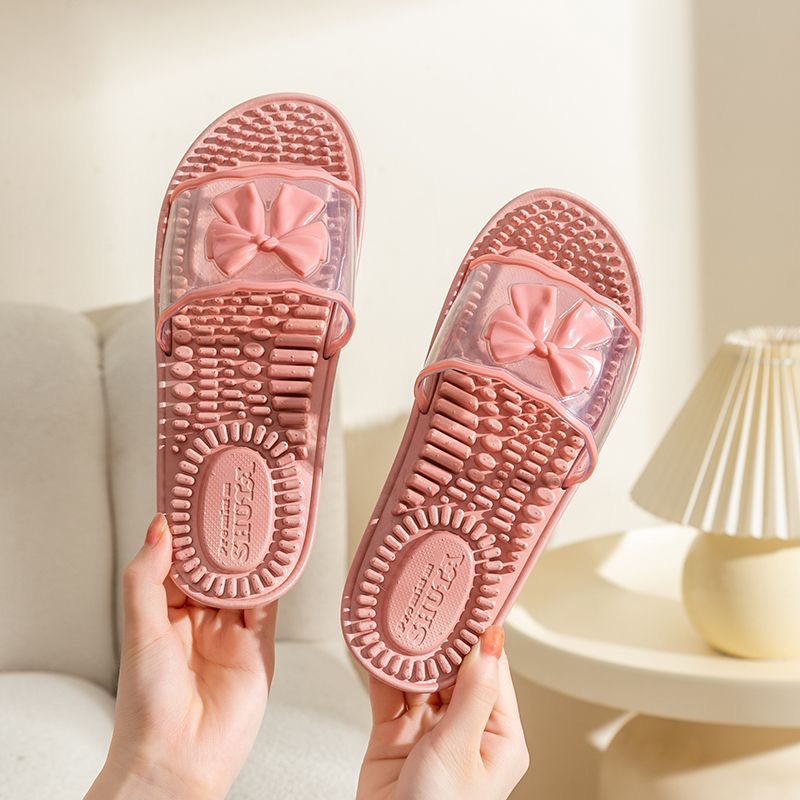 Unisex Casual Solid Color Open Toe Home Slippers display picture 1