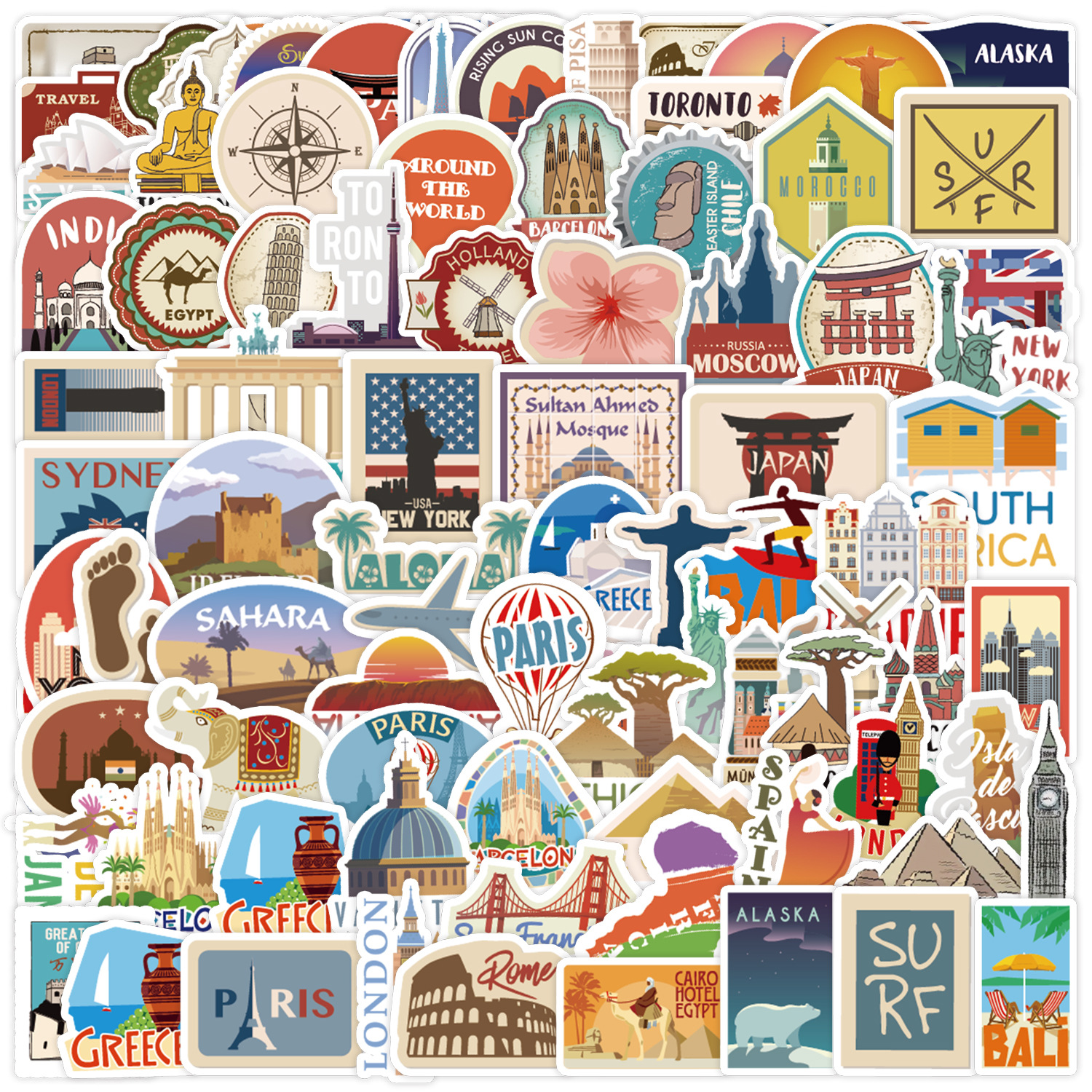 sticker for traveling