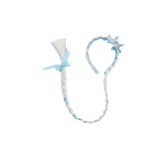 Детский парик для принцессы с косичкой, шпильки для волос, ободок, аксессуар для волос, «Холодное сердце»