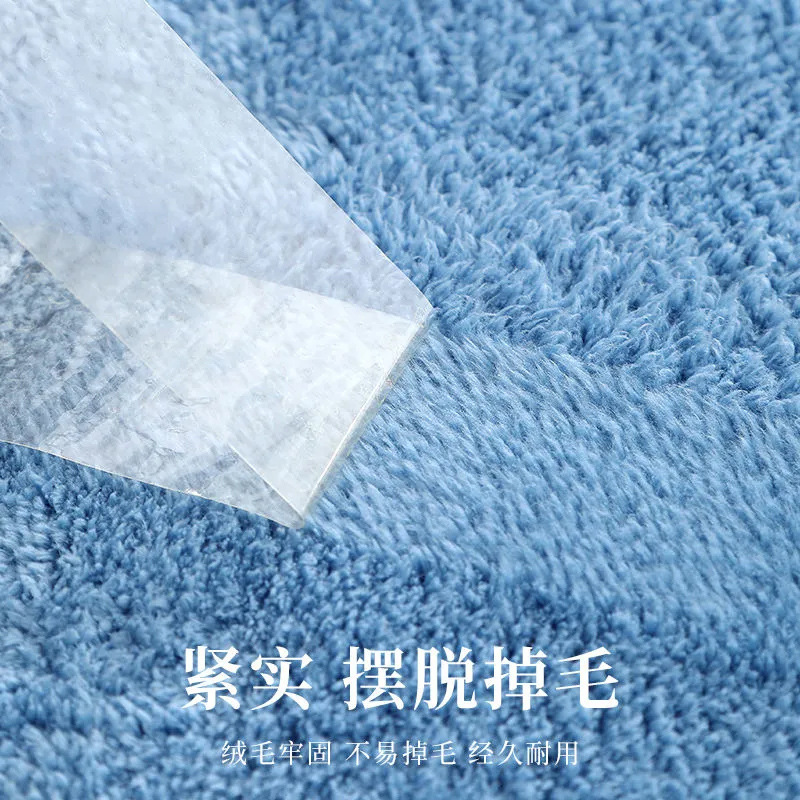 跨境仿羊绒加厚门口地垫浴室吸水防滑脚垫进门客厅地毯定制
