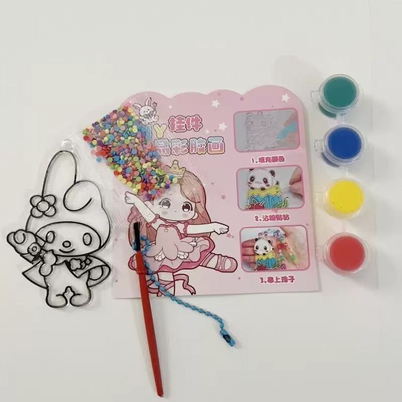 Juguetes para niños pinturas de cristal pinturas hechas a mano pinturas translucentes de graffiti pinturas pintadas colgantes de color con pigmentos 2 cientos
