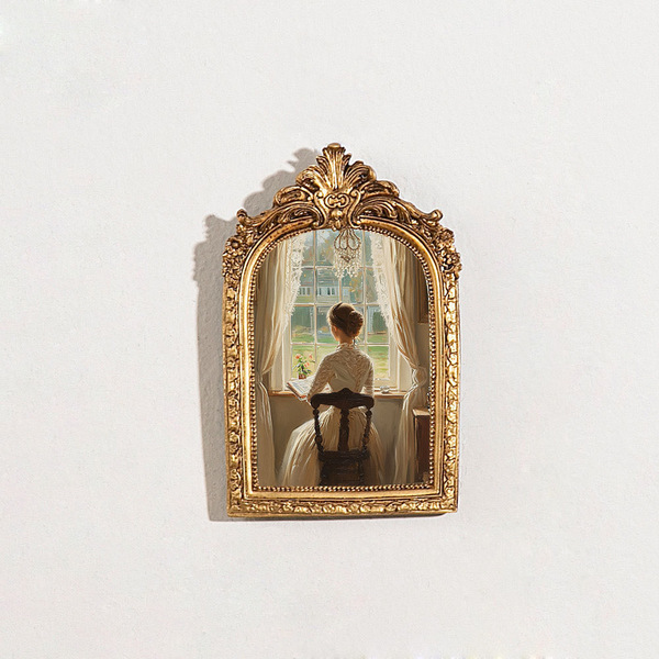 Table retro wall photo frame for bedroom