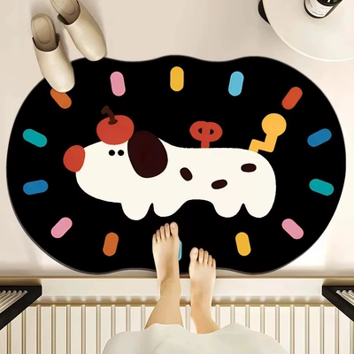 Avtomobil döşəmə paspasları — and Easy to take care - apple-agency-dog-4060cm-diatom-mud