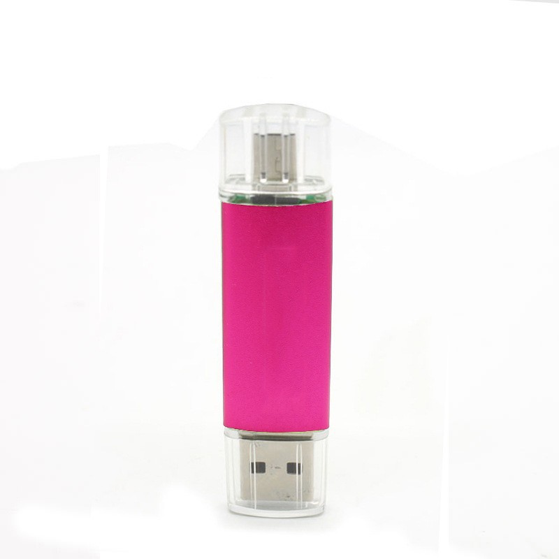 OTG de alta velocidad de la computadora del teléfono móvil de doble uso de disco flash USB al por mayor Logotipo de letras creativo disco flash USB 8G16G32G64G128G disco flash USB