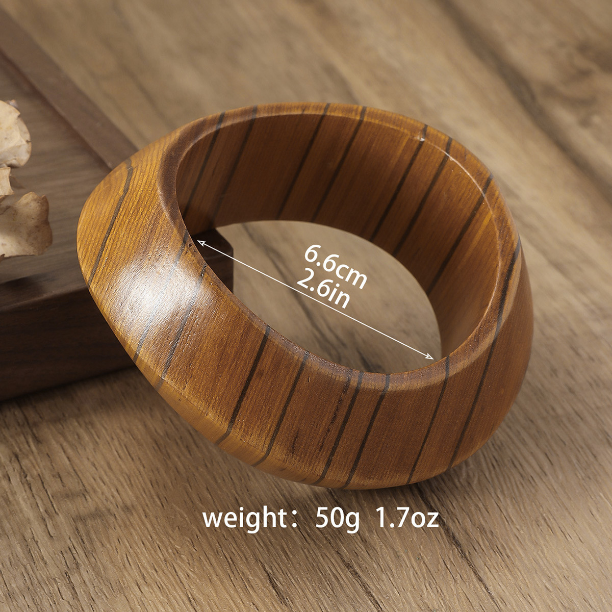 50g Weight Bangle Classification Wood Chain Material 1 Piece Quantity Holiday, Party Occasion Wood Material Geometric Pattern All Seasons Season Unisex Gender Retro, Classic Style Style Retro Classic Style Geometric Wood Bangles Wholesale 15