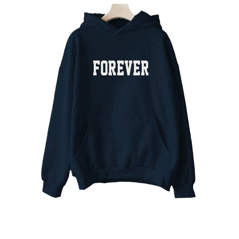 Estilo coreano ins moda invierno nuevo padre-niño desgaste casual carta suelta gran bolsillo de lana suéter con capucha familia desgaste