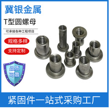 厂家现货供应 T型圆螺母台阶圆螺母T型焊接母 非标异形螺母