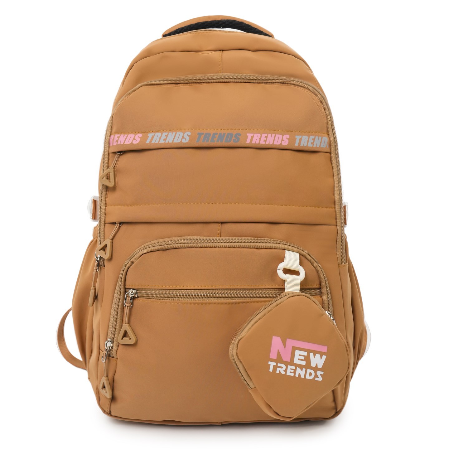 Mochila de ocio simple para estudiantes de secundaria de niñas, mochila de gran capacidad para estudiantes de secundaria, nuevo tipo de mochila de niñas del campus.