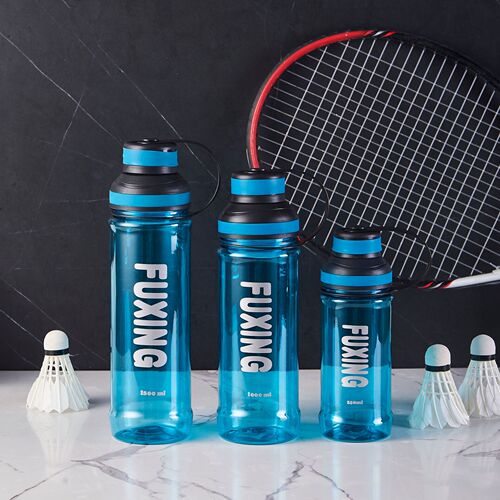 Fuxing Large Capacity Sports Water Bottle Summer Outdoor Fitness Gift Plastic PC Cup High Temperature Proof Vacuum Flask Printing