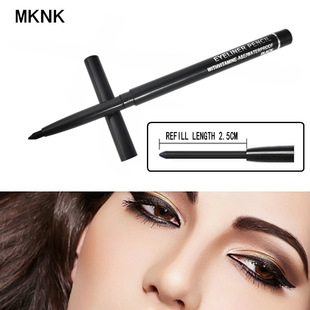 Cross-Border Export Automatic Rotating Waterproof Eyeliner Eyebrow Pencil Eye Shadow Pen Makeup Pen Eyeliner Gel Pen 3 Colors