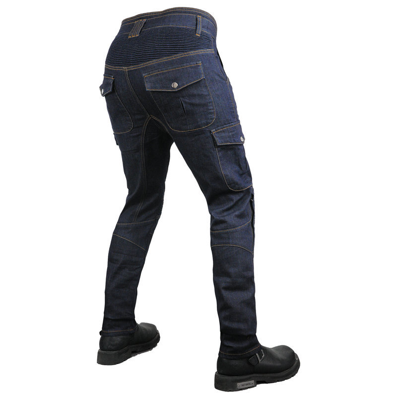VOLERO K-2 pantalones vaqueros de la motocicleta de los hombres de cuatro estaciones de la motocicleta pantalones anti-caída kaudura equipo de protección de silicona