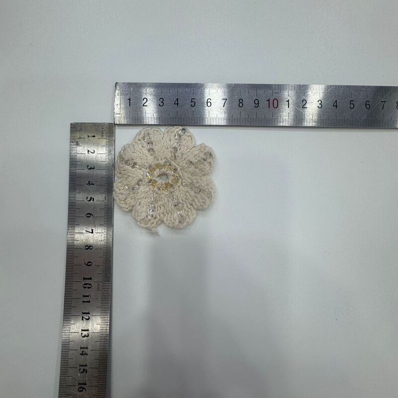 厂家批发 刺绣花边服装辅料DIY布贴机织仿手钩粗棉服饰服装辅料|undefined