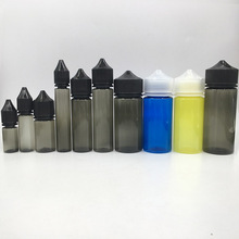 批发压旋防盗V3瓶烟液瓶PET塑料分装瓶30ml矮胖细长注油瓶