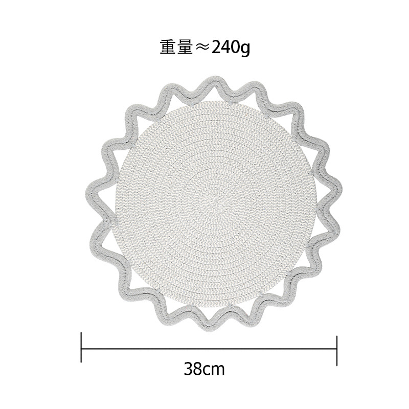 Comercio electrónico transfronterizo exclusivo para colchones aislantes de color natural japonés almohadillas de yute ecológicas almohadillas de maíz almohadillas de tazón de cuero almohadillas de agua