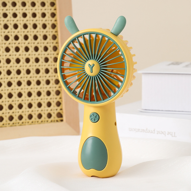 小型ファン卸売ポータブルハンドヘルド USB ミニ漫画充電学生広告小型ファン工場印刷ロゴ|undefined
