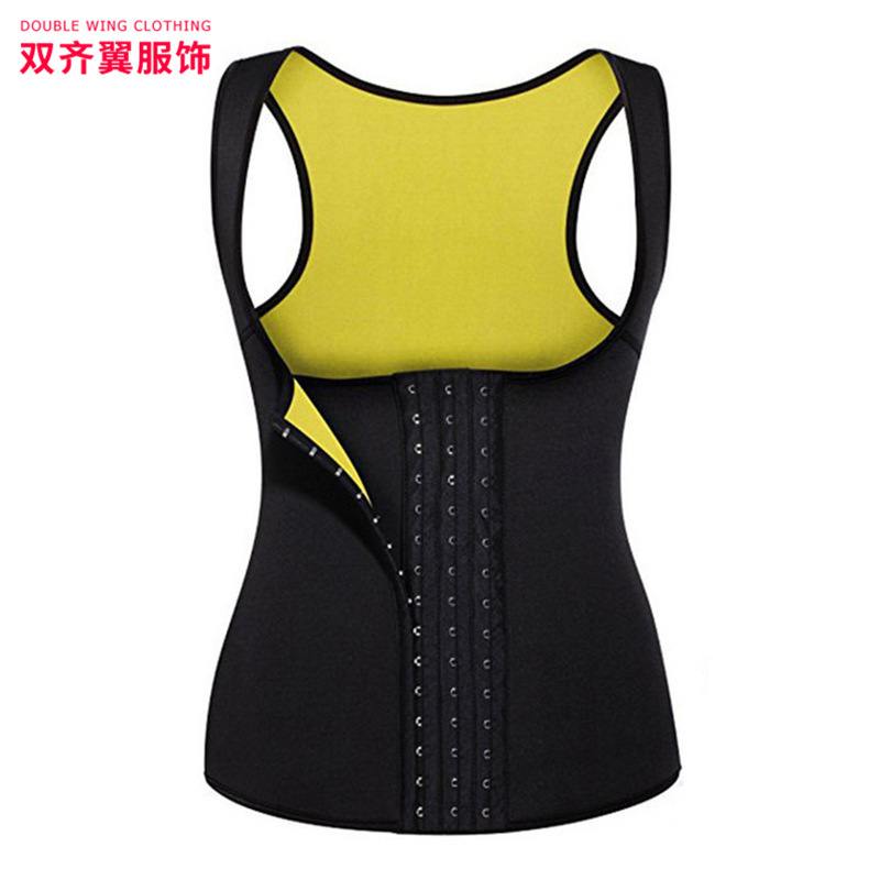 Sweat suit women's volleyball buckle vest adjustable belly contracting tight body shaping clothes corset fitness sports clearance no return