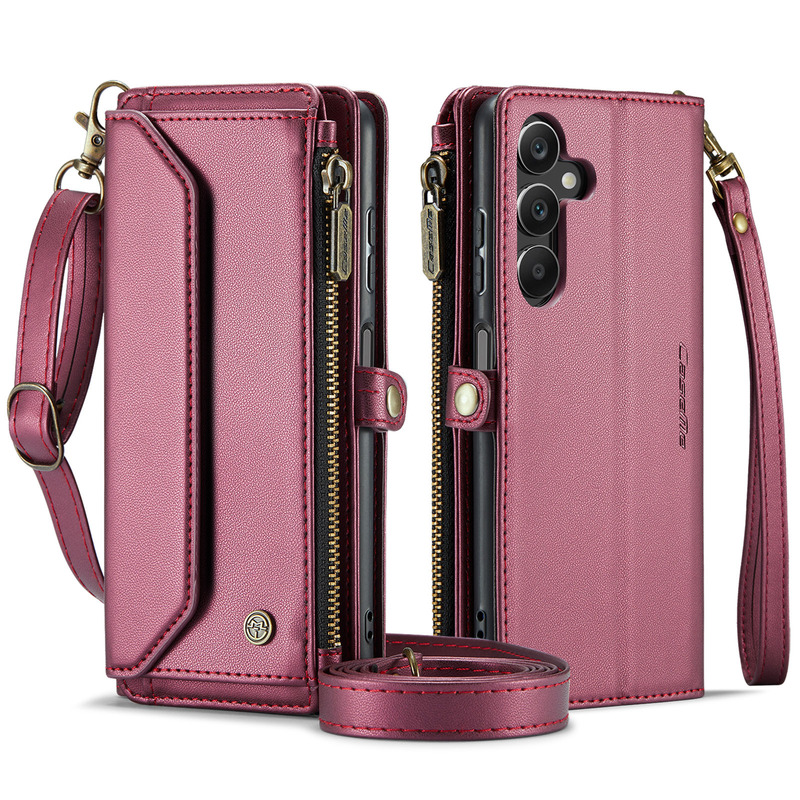 Suitable for the New Samsung A15 Mobile Phone Leather Case Note20 Wallet Mobile Phone Case S24Ultra Flip Protective Cover