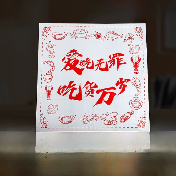 Disposable Tablecloth, Thickened, Waterproof and Oil-Proof, Individually Packaged, Disposable Tablecloth for Barbecue, Lobster Takeaway, Pe Tablecloth