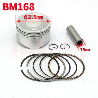 GY6-200 180cc 200cc 230cc off-road mühərriki üçün 62.5mm porşen halqası dəsti