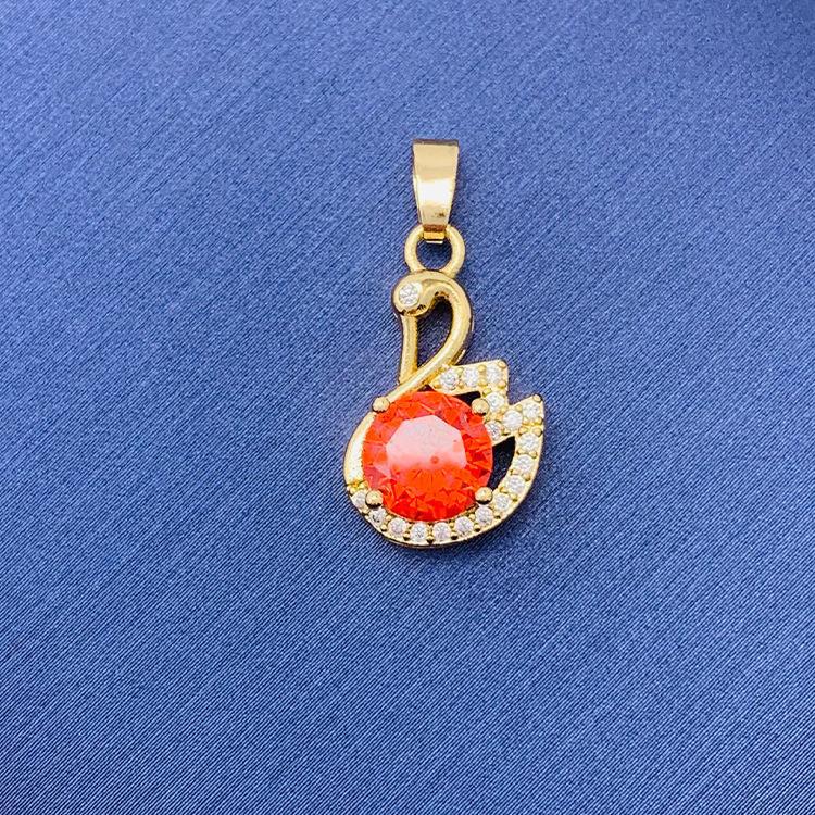 2022 nuevo trébol giratorio simple cien colgante fuente joyería fábrica al por mayor directa sin cadena