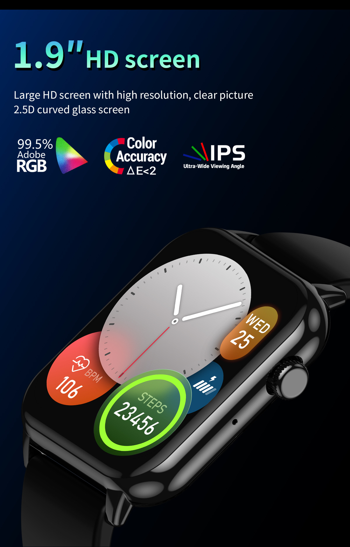 Smartwatch With Bluetooth Calling Nfc And Health Fitness Tracking_voghion.com