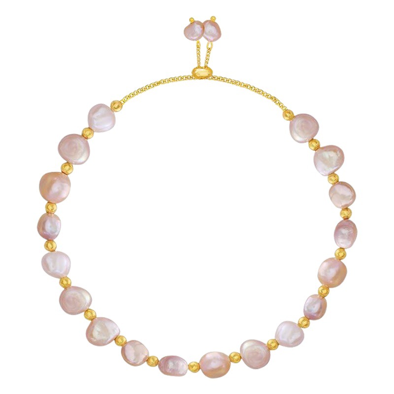 Baroque Freshwater Pearl Girlfriend Bracelet Bracelet ins Fashion Design Sense Bracelet Internet Celebrity Sister Bracelet Jewelry