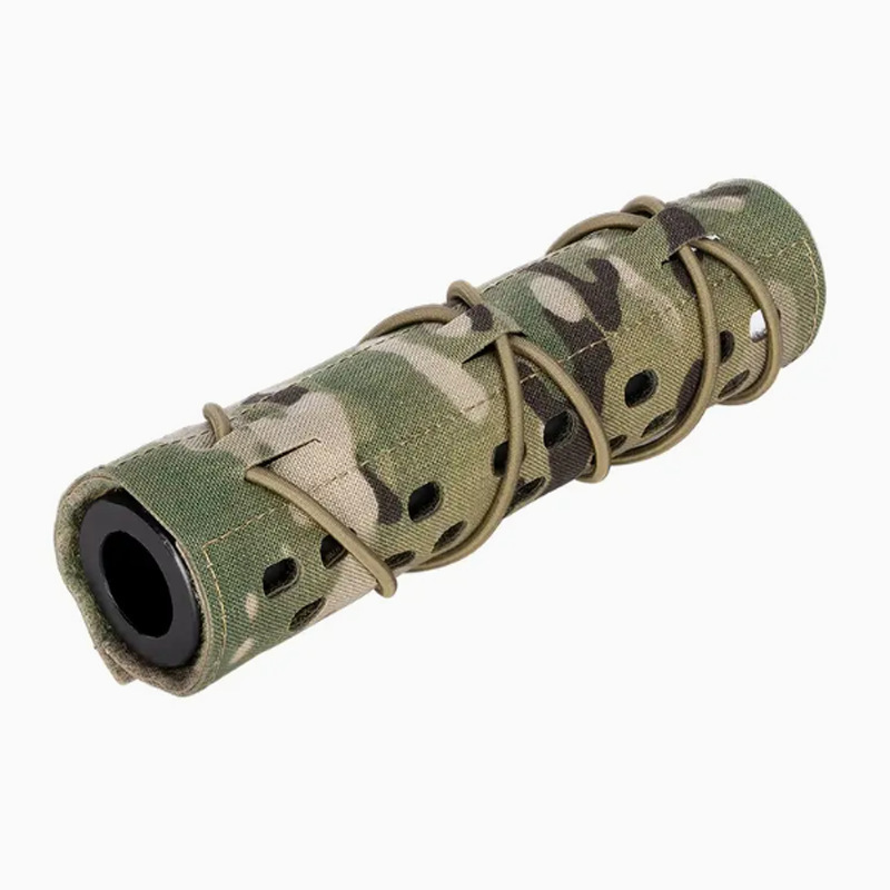 Exploration Tactical Silencer Protective Cover, Military Fan Cs Camouflage Protective Cover, Outdoor Shooting Equipment