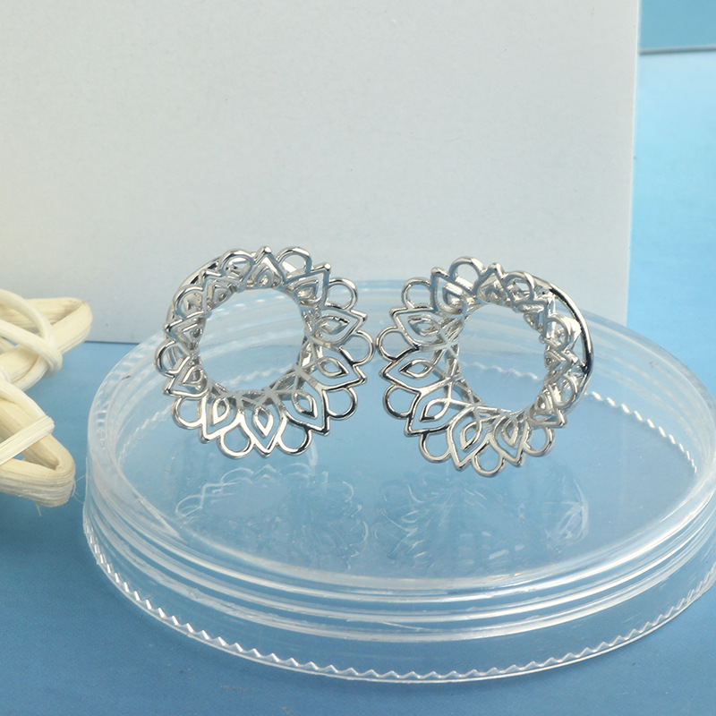 304 Stainless Steel Material 1 Pair Hip-Hop Geometric Plating 304 Stainless Steel Ear Extender