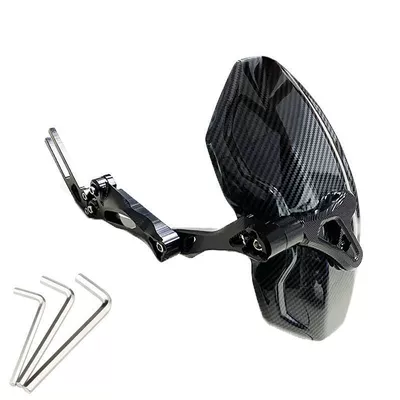 Universal Modification Accessories Rear Shield | Electric vehicle fender - third-generation-fender-universal-type-black