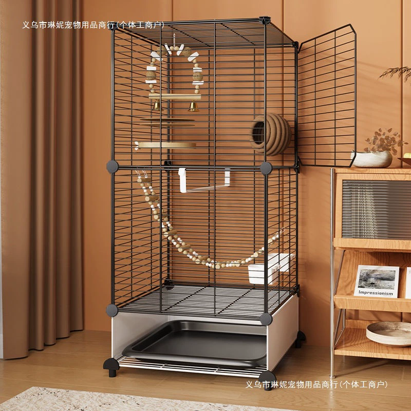 Птичья клетка большая домашняя кожа тигра Сюаньфэн попугай роскошная вилла