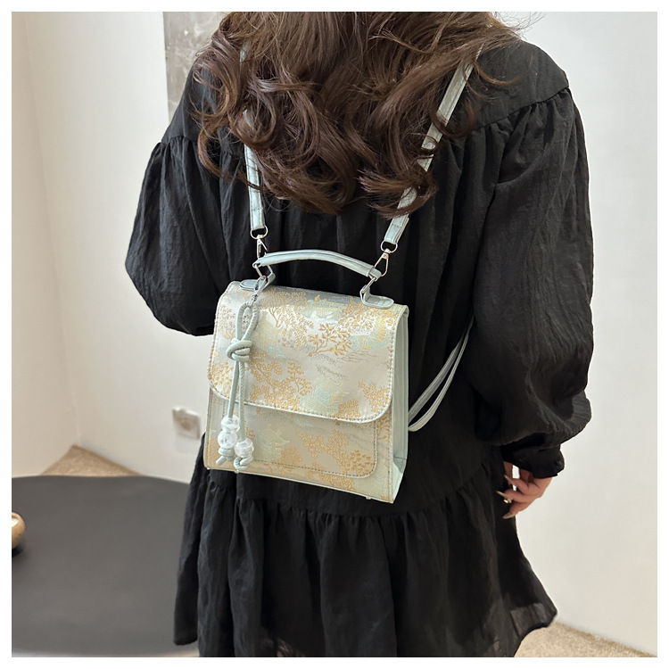 2024 New Style Fashion Design One Shoulder Crossbody Bag with Western Style, Pure Color, Fresh Underarm Texture_voghion.com