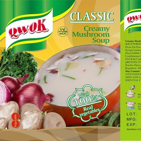 供应出口型袋装蘑菇汤粉mushroom soup