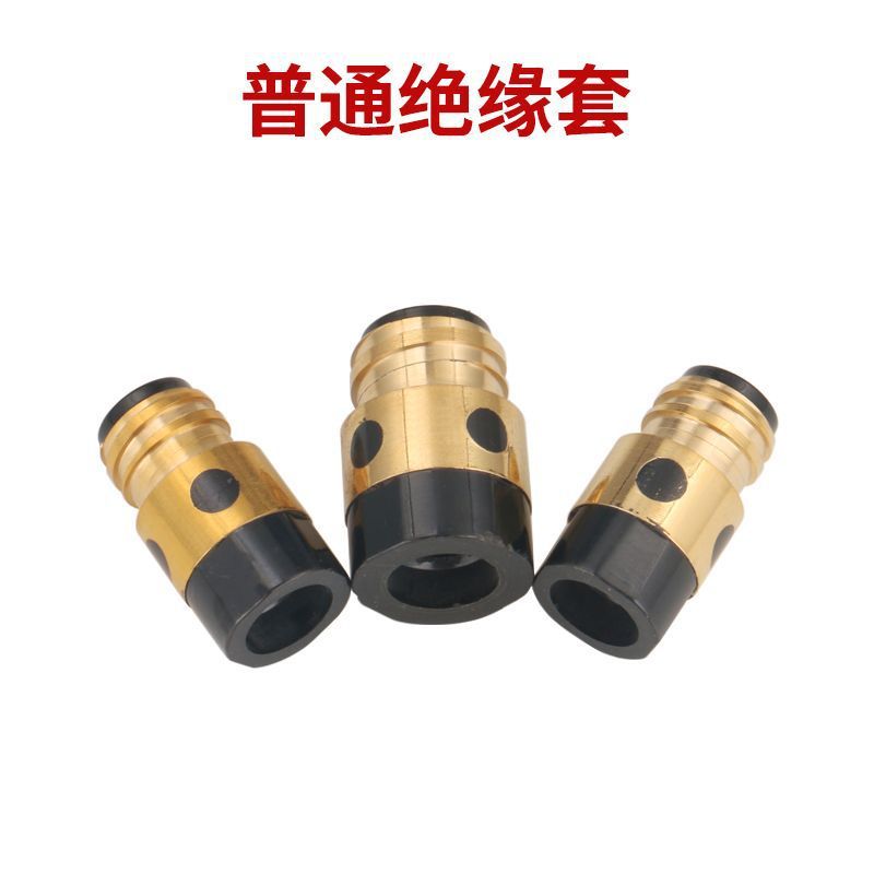ガス溶接350/500a二保溶接ガン絶縁カバーナット銅芯樹脂繊維全銅絶縁筒体|undefined