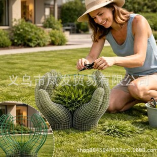 Artistic Hand-Shaped Gardening Trellis ˇ�g�ֹ����ͻ��@���