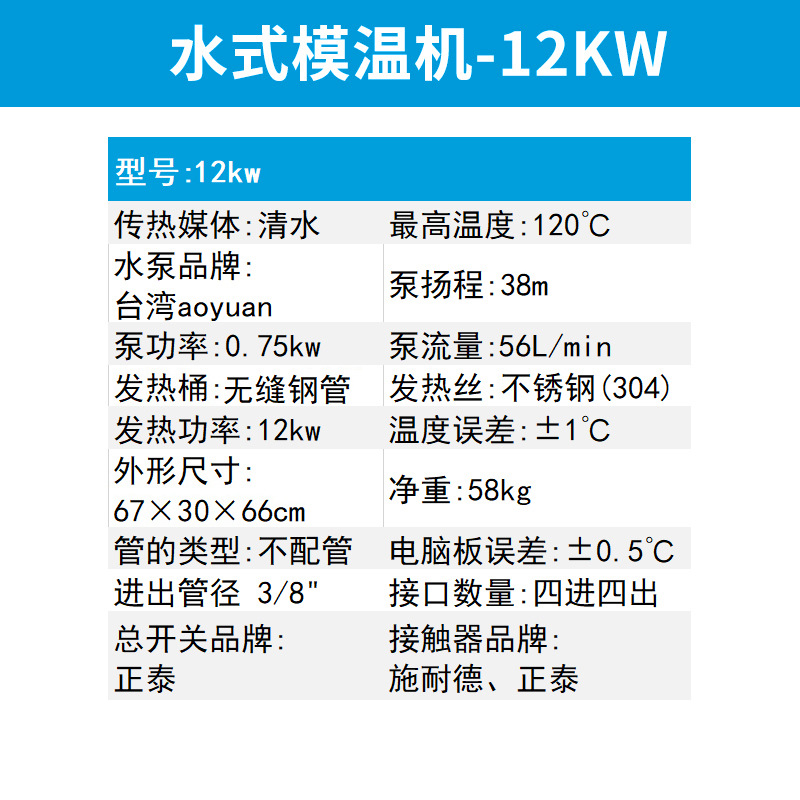 12kw 물 기계
